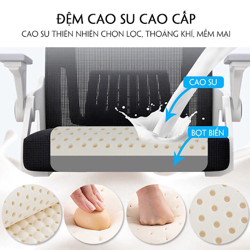 Đệm cao su thoáng khí, chống thấm nước