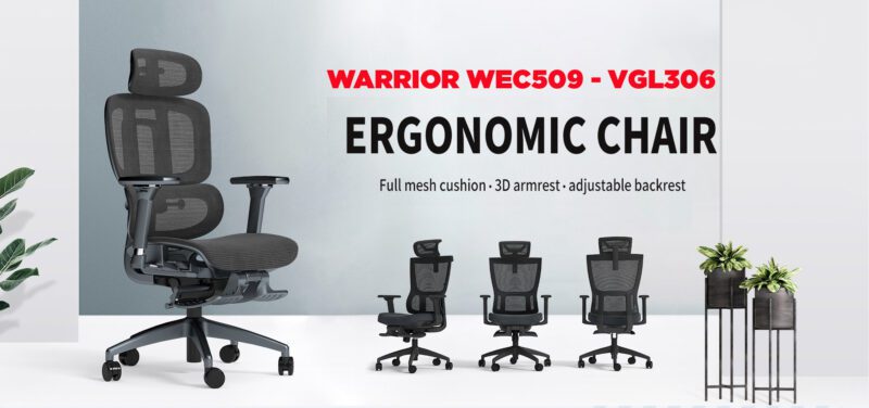 Ghế công thái học WARRIOR WEC509 hay còn gọi là ONE CHAIR VGL306 6