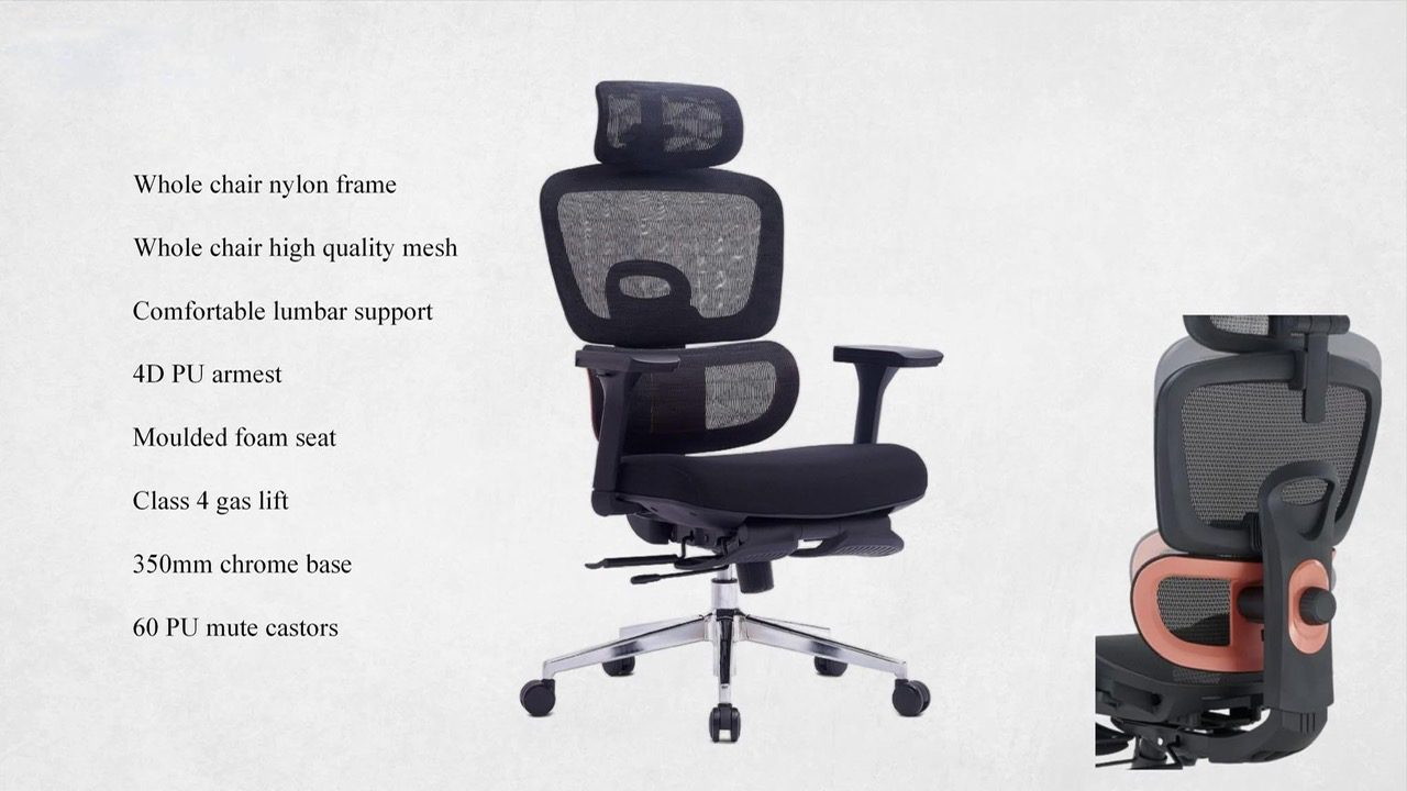 Ghế công thái học One Chair VGL302 21 Ghế công thái học One Chair VGL302