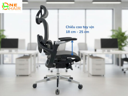 Kích thước ghế xoay văn phòng chuẩn & cách chọn chính xác 14 Kích thước ghế xoay văn phòng chuẩn & cách chọn chính xác 13